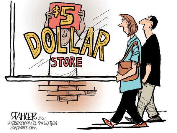 Editorial cartoon published July 15, 2021